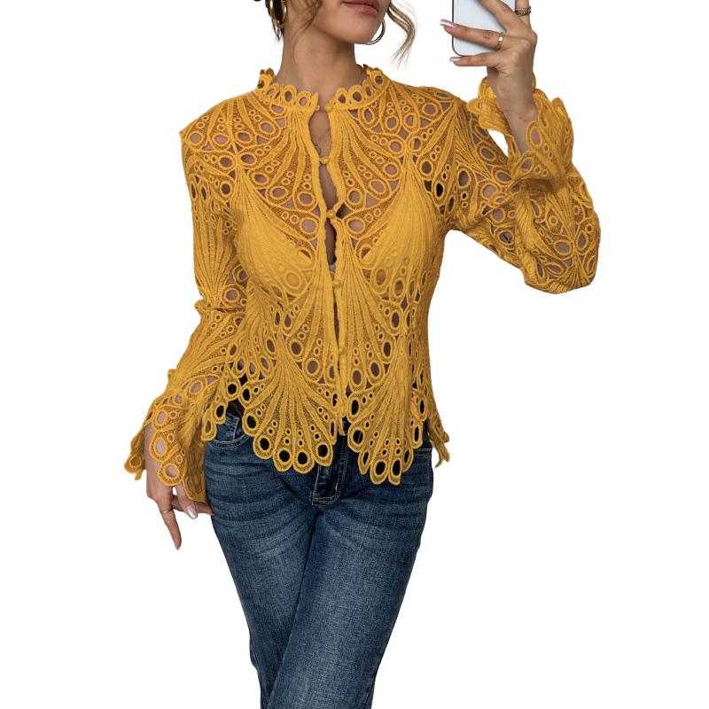 ZOE™ |BLUSA MODERNA DE CROCHET
