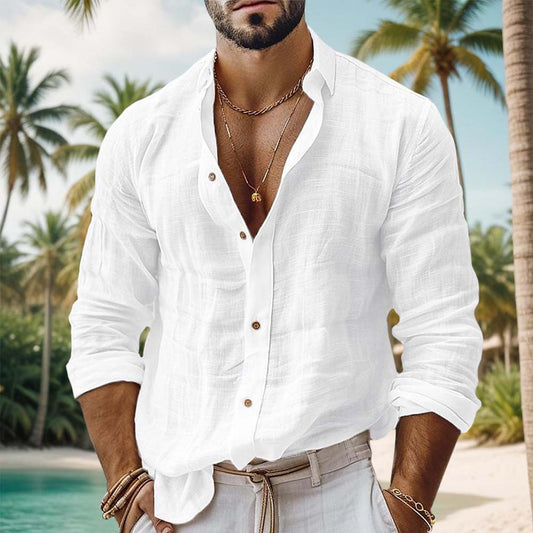 CARLOS™ | CAMISA DE ALGODÓN SUAVE Y TRANSPIRABLE