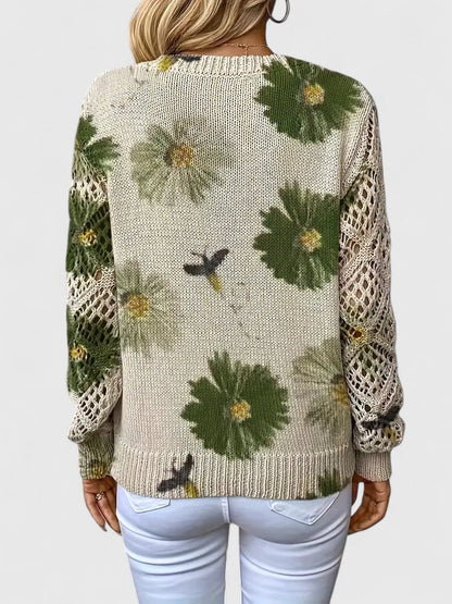 AMANDA™ | JERSEY ELEGANTE CON DISEÑO FLORAL