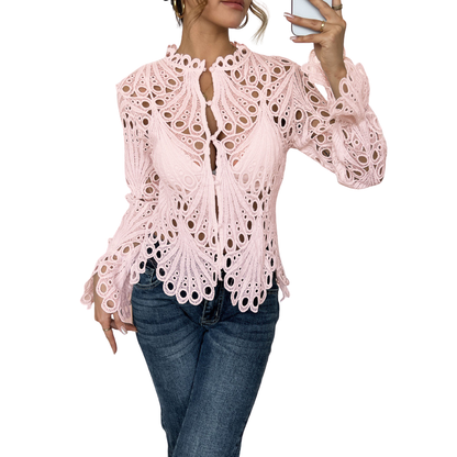 ZOE™ |BLUSA MODERNA DE CROCHET