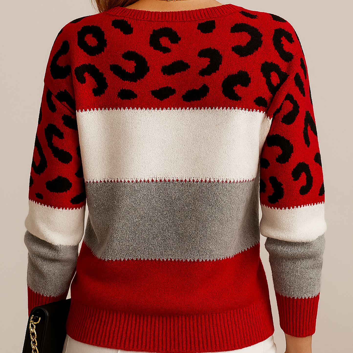 CARLA™ | JERSEY DE LEOPARDO ELEGANTE