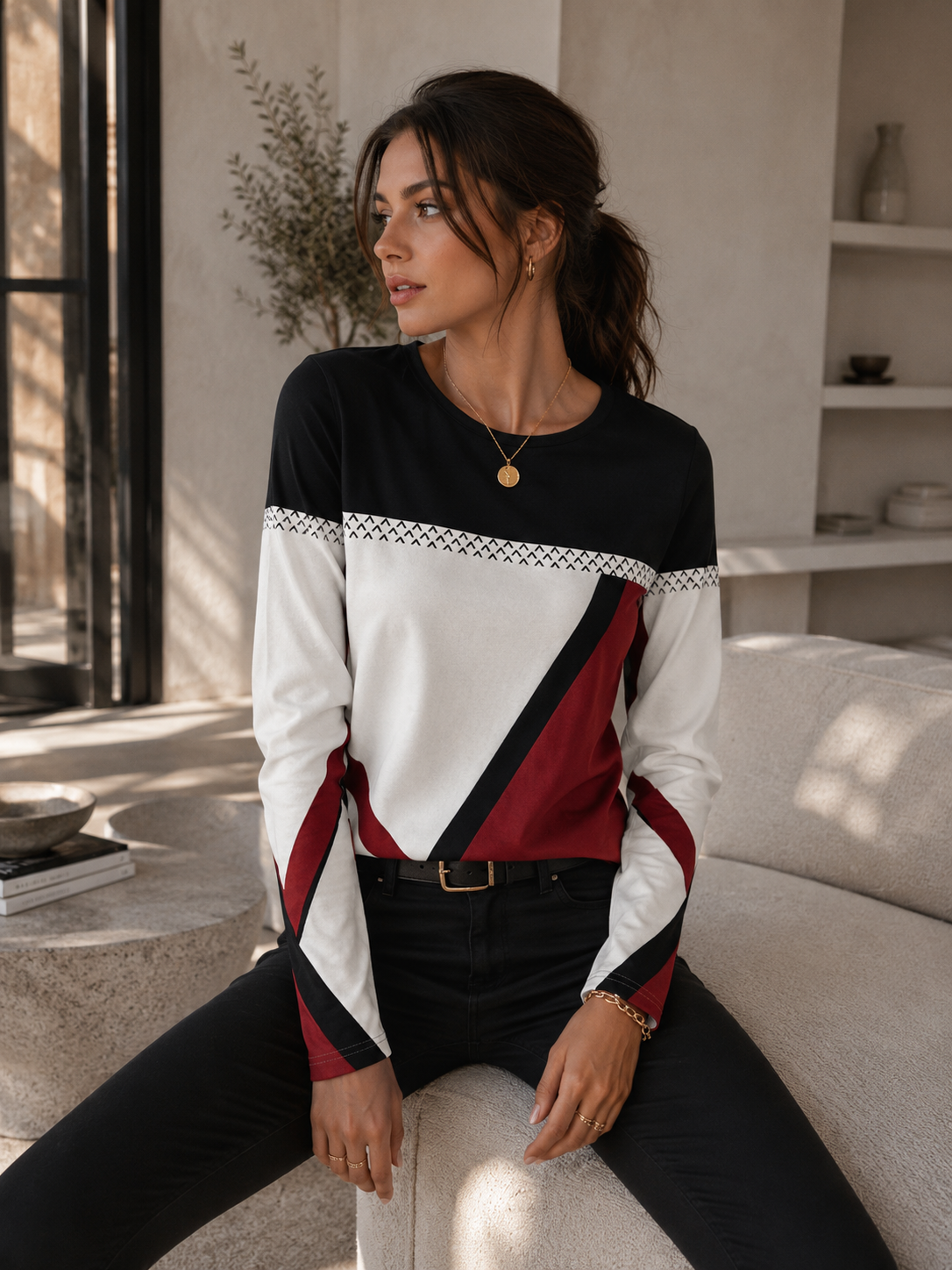 VALENTINA™ | CAMISA DE MANGAS LARGAS ELEGANTE