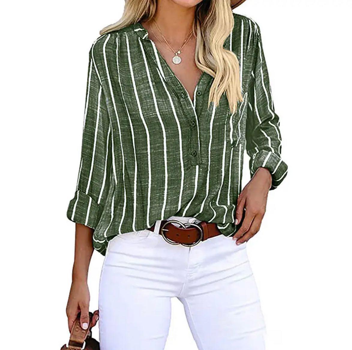 Agatha - Elegante blusa a rayas