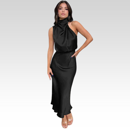 Blanca - Vestido con hombros decubiertos