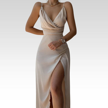 Claudia - Vestido con escote en V