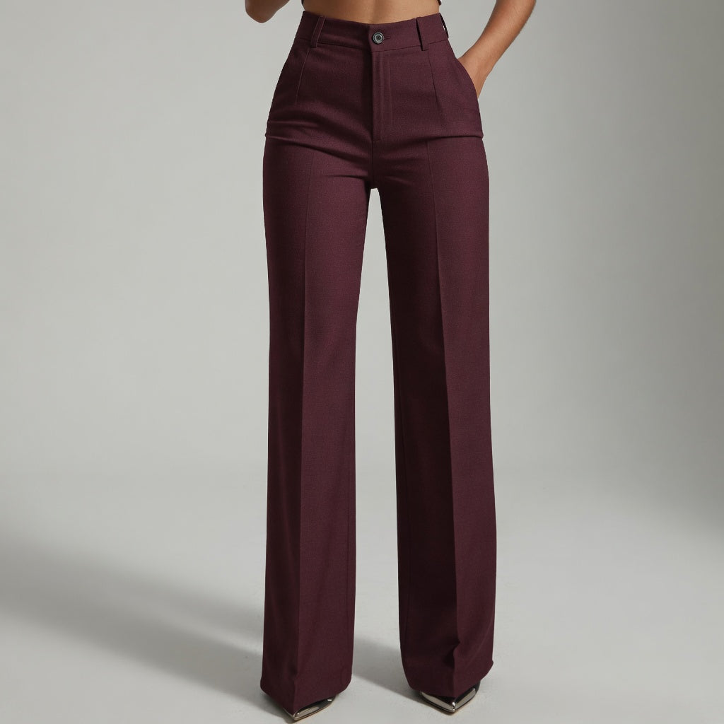 CHARLOTTE™ | PANTALÓN DE TIRO ALTO ELEGANTE