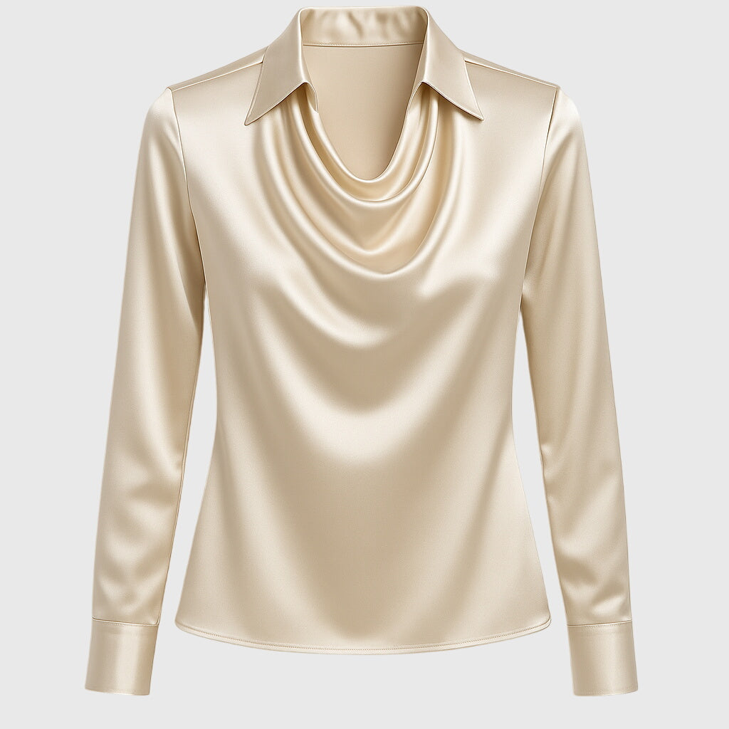 AMELIA™ | BLUSA ELEGANTE DE SATÉN