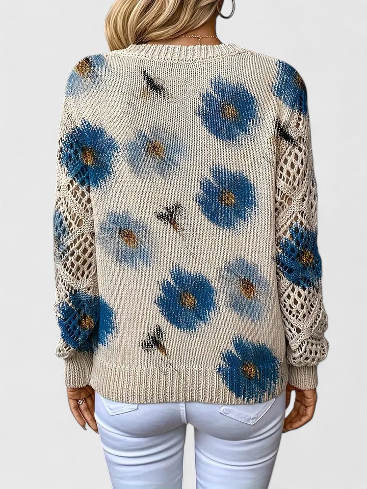 AMANDA™ | JERSEY ELEGANTE CON DISEÑO FLORAL