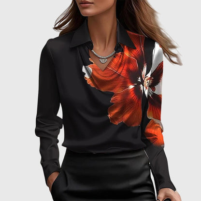 AMELIA™ | BLUSA ELEGANTE DE SATÉN