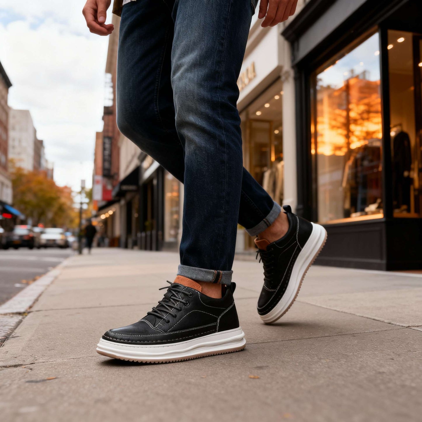 Alan - Zapatos elegantes de piel