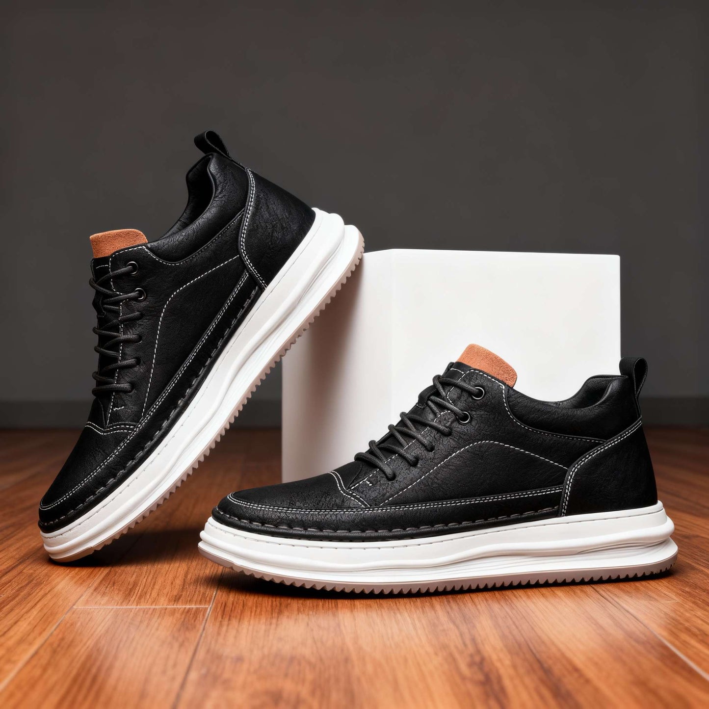 Alan - Zapatos elegantes de piel