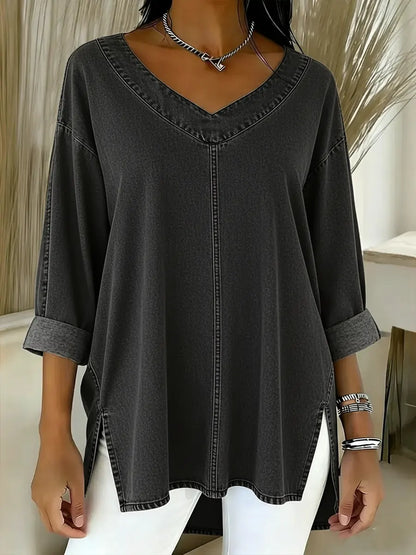 ANASTASIA™ | TOP CASUAL CON ESCOTE EN "V"