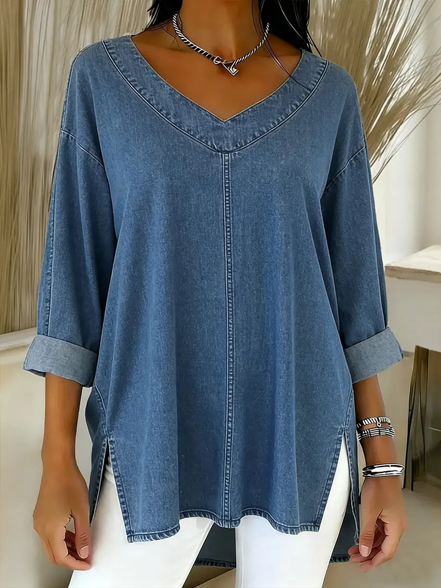 ANASTASIA™ | TOP CASUAL CON ESCOTE EN "V"