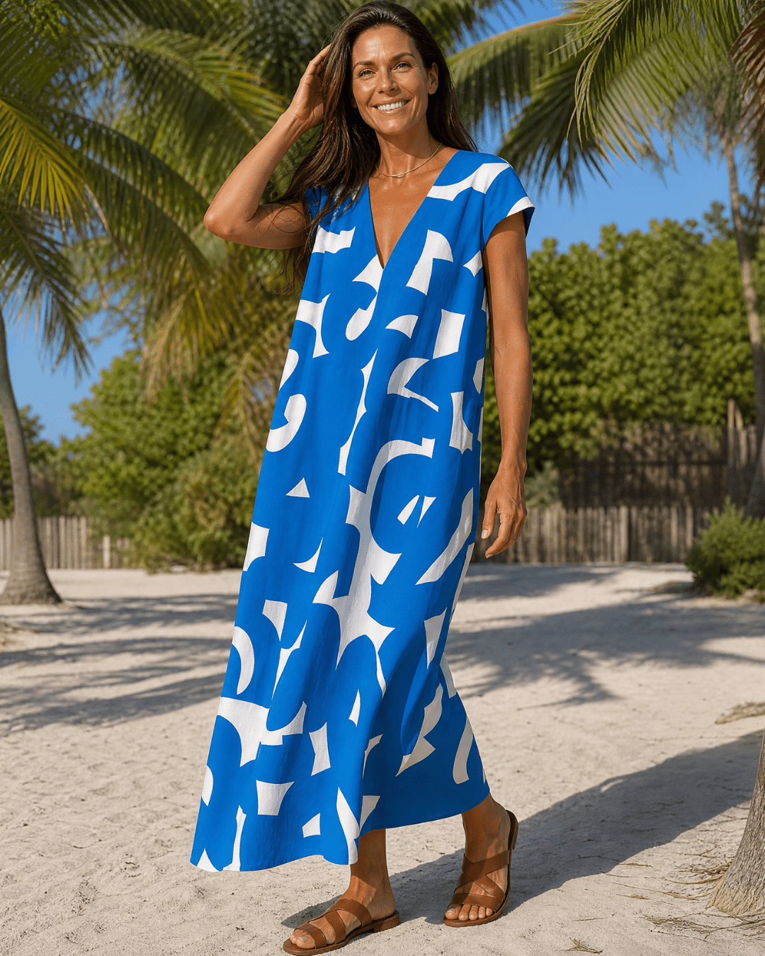 DOLORES™ | Vestido Midi Fluido